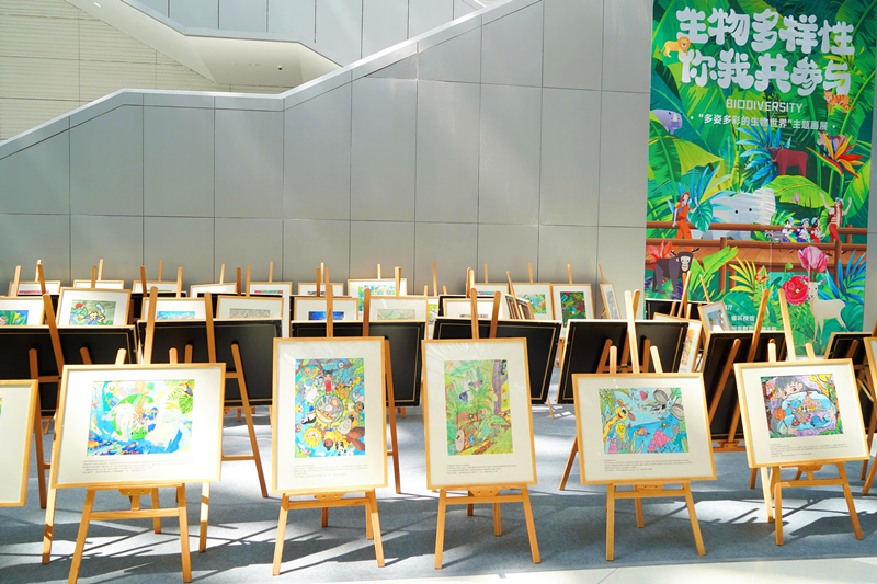 河南省科技馆“上新”生物多样性画展