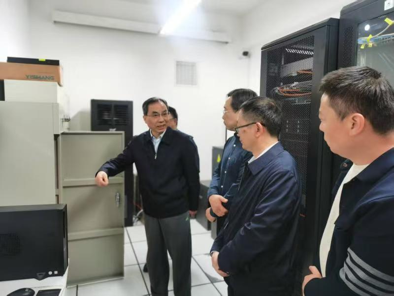 省科协领导督导检查节前消防安全工作