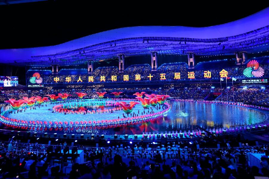 被第十五届全运会开幕式刷屏了吗？河南日报出图 这波文化输出满分