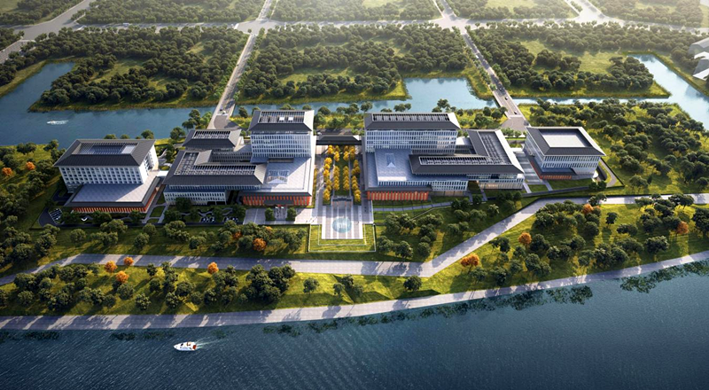 郑东新区添科创新地标 北京大学郑州新材料高等研究院主体封顶