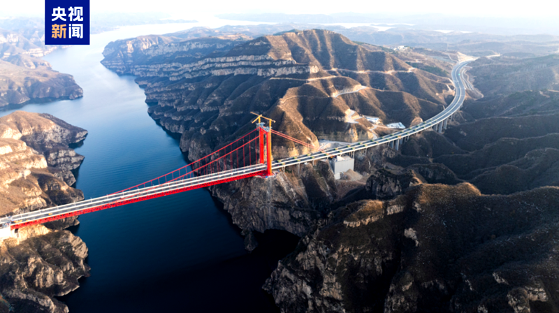 通车在即！河南黄河三峡大桥完成荷载实验
