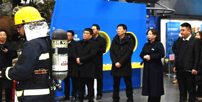 河南省科技馆开展消防应急演练