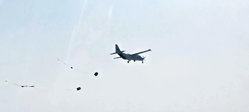 国内首次！空投测试成功