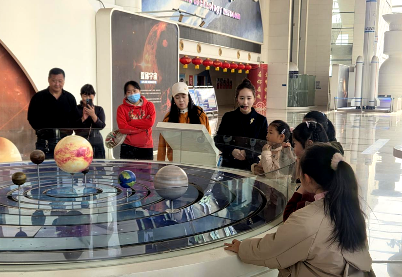 三门峡科技馆大年初五开展公益科普活动